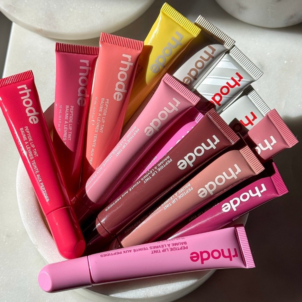 จัดส่งฟรี🌟RHODE Scented Peptide Lip Tint 10ml ลิปทินต์ ลิปมันบำรุง #Espresso #Toast #Ribbon