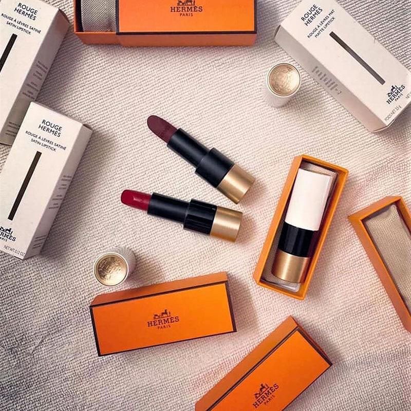 สินค้าแท้ดั้งเดิม💫Hermes Rose Hermes Rosy Lip Enhancer 3.5g สี #30 Rose De Ete #14Rose Abicot #49 Rose