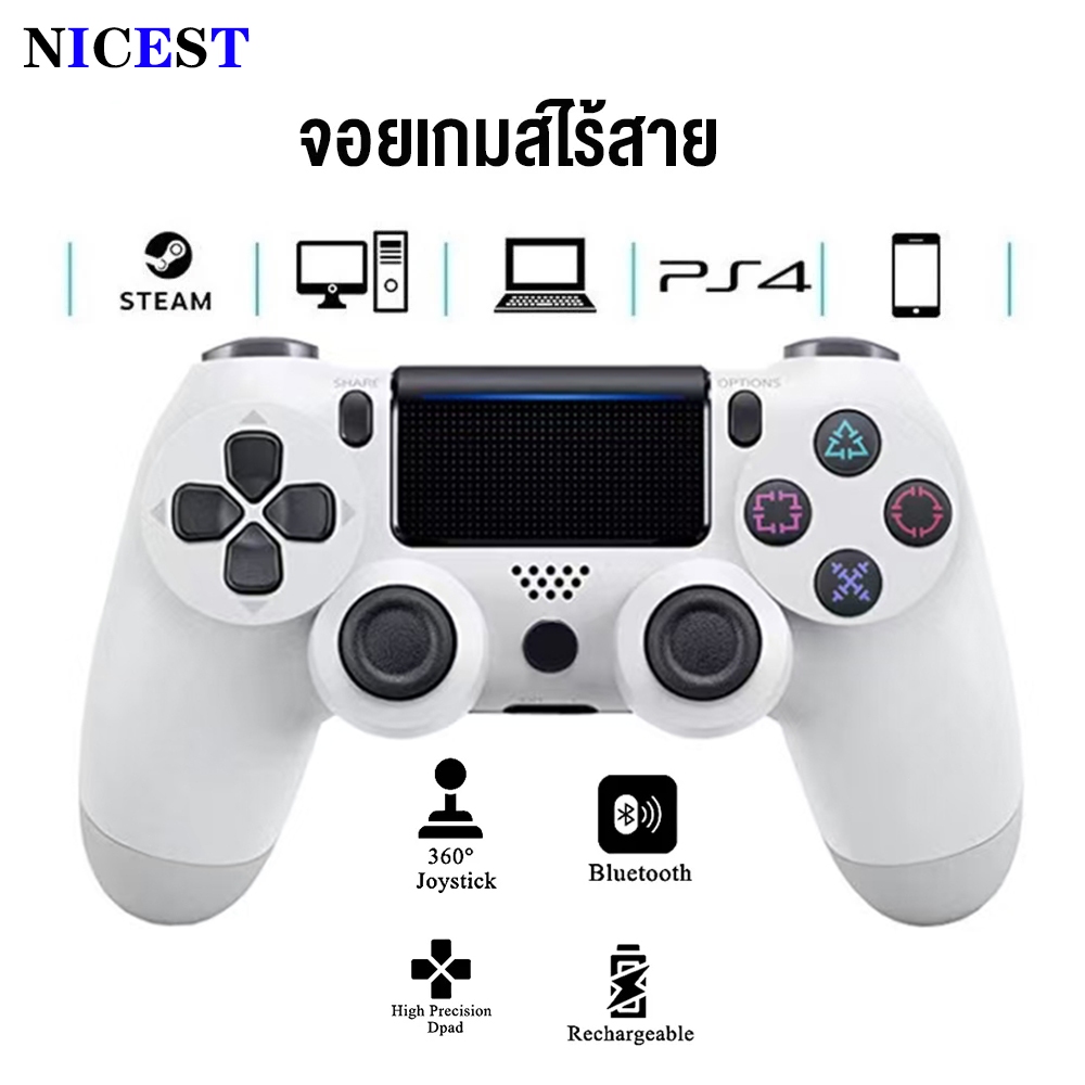 NICEST จอยเกมส์ PC จอย For PC/IOS/Android จอยเกมส์มือถือ บลูทูธไร้สาย Wireless Controller JoyStick
