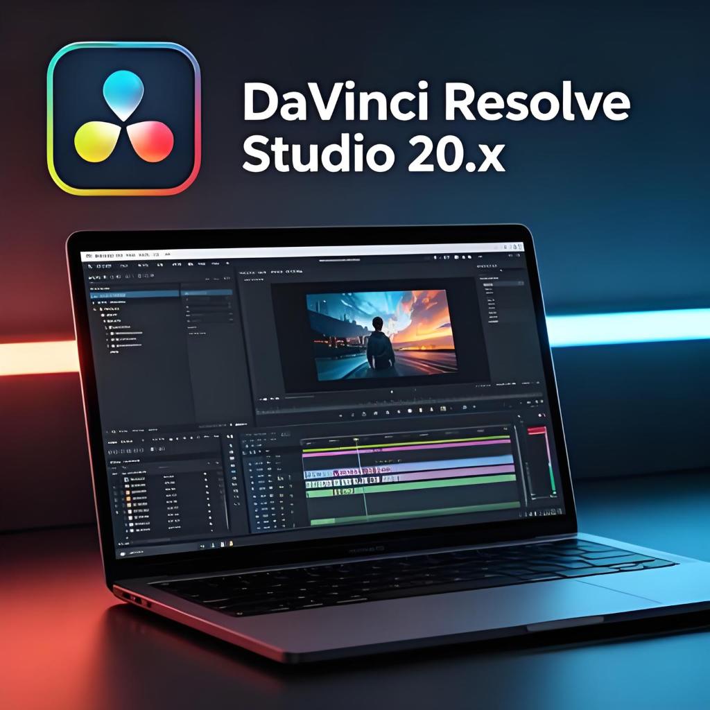 DaVinci Resolve Studio 20.x [ตัวเต็ม] โปรแกรมตัดต่อวิดีโอสำหรับ Windows และ Mac