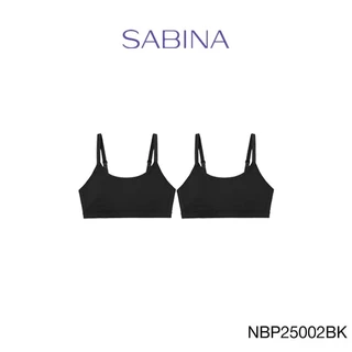 [Online Exclusive] (Set 2 ชิ้น) Sabina Personal Zero Cup Level 1 เสื้อชั้นใน ไร้โครง รหัส NBP25002BK สีดำ