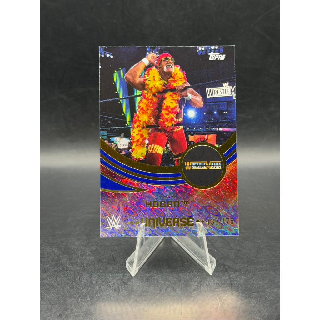 การ์ดมวยปล้ำ Hulk Hogan 2025 Topps Universe WWE Event Variation 135/175 (#219) WrestleMania