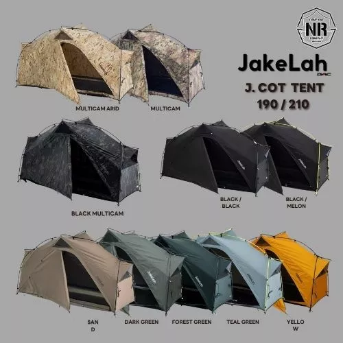 เต็นท์นอนคนเดียว JakeLah J.cot tent 190/210 TC