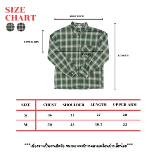 JARINYA (S-M) เสื้อเชิ้ตแขนยาวลายสก๊อต Unisex