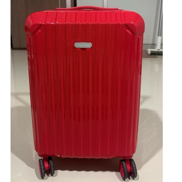 CAGGIONI กระเป๋าเดินทาง 20 นิ้ว สีแดง มือ2 ✈️ต่อรองราคาได้ค่ะ**