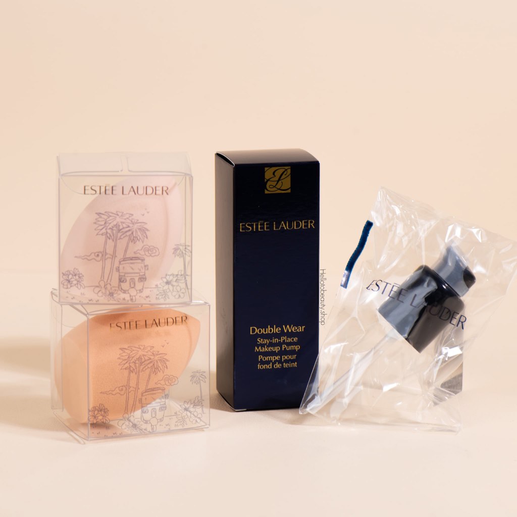 ESTĒE LAUDER หัวปั้มรองพื้น DOUBLE WEAR STAY-IN-PLACE PUMP สีดำ /ฟองน้ำแต่งหน้า คละสี