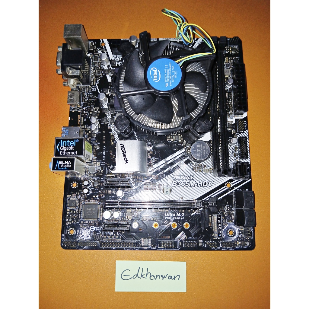 ซีพียู+เมนบอร์ด (มือสอง) INTEL CORE I5 9400F + ASROCK B365M-HDV M.2