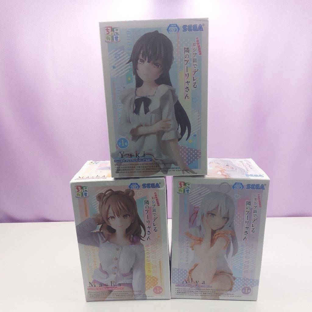 [พร้อมส่ง] Alya Sometimes Hides Her Feelings in Russian - Alya ,Mariya ,Yuki - Premium Perching Figure (SEGA)