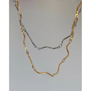 สร้อยสเตนเลส nickle free,water proof กันน้ำ HER OBJECTIVE_HER CAROLINE PLAN NECKLACE