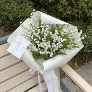 บลูเบลปลอม ดอกลิลลี่แห่งหุบเขา ตกแต่งบ้าน ตกแต่งโต๊ะทำงาน ใช้แซมประดับควบคู่กับดอกไม้ชนิดอื่นๆในแจกันดอกไม้
