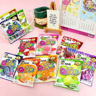 🔥🍬 旺旺 QQ เยลลี่นุ่มรวมรส ผสมน้ำผลไม้ 20g ไขมัน0% 🍓🍇🫐🍏