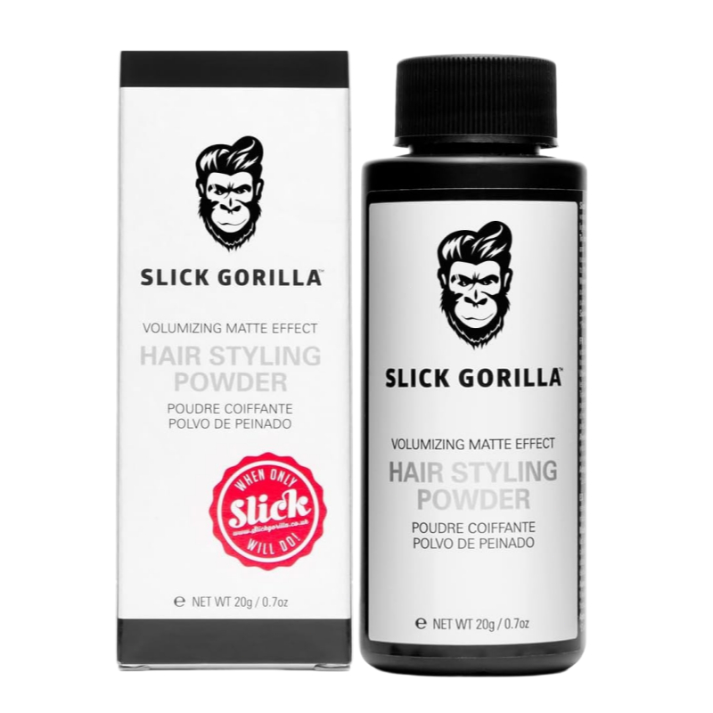 Slick Gorilla แป้งจัดแต่งผมผู้ชาย 20ml เนื้อแมท เพิ่มวอลลุ่มทันที ใช้ประจำวัน อยู่ทรงทั้งวัน #SlickGorilla