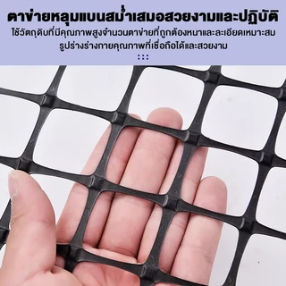 ตาข่ายพลาสติกเกรดพรีเมียม กว้าง1.2/1.5ม ยาว10/30/50ม ทนทานคงทน เหมาะทำรั้วสวน กันนก และตาข่ายเลี้ยงสัตว์หลายชนิด