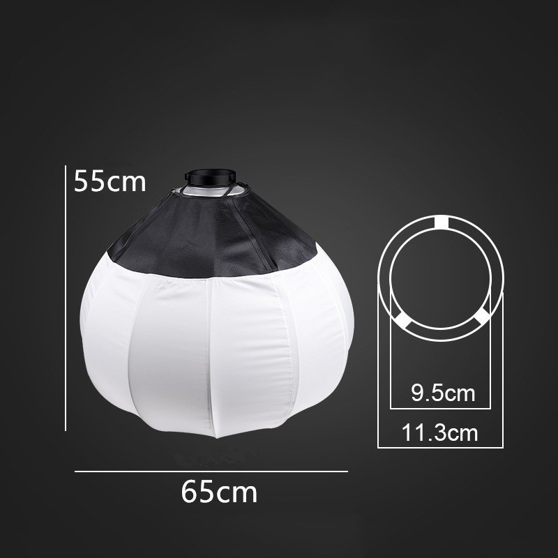 Softbox Lantern Diffuser Ball Bowens Mount 65cm โคมลูกบอลผ้ากลม