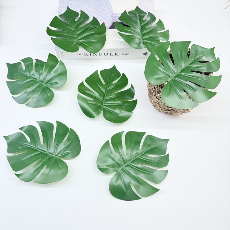 พร้อมส่ง มีหลายแบบให้เลือก ใบไม้ปลอม ใบมอนสเตอร่า พร๊อพถ่ายรูป ระกอบฉากถ่ายภาพ ตกแต่งบ้าน