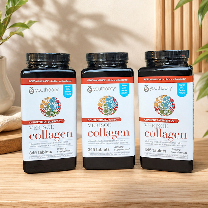 🔥🔥Exp.06/2027 Youtheory Collagen 345 เม็ด