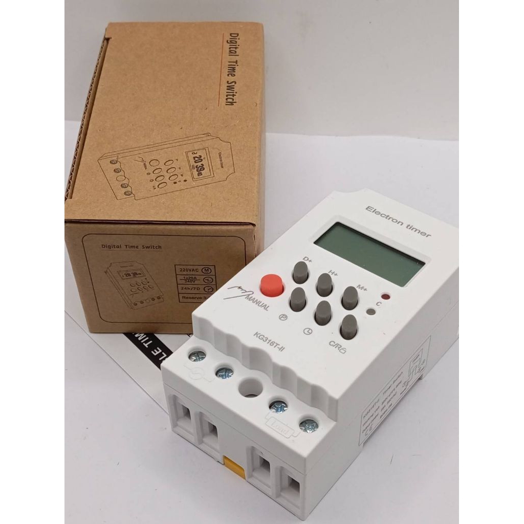 KG316T-II สวิตช์ตั้งเวลาดิจิตอล (Digital Timer Switch) รุ่น KG316T-II เเท้พร้อมส่ง
