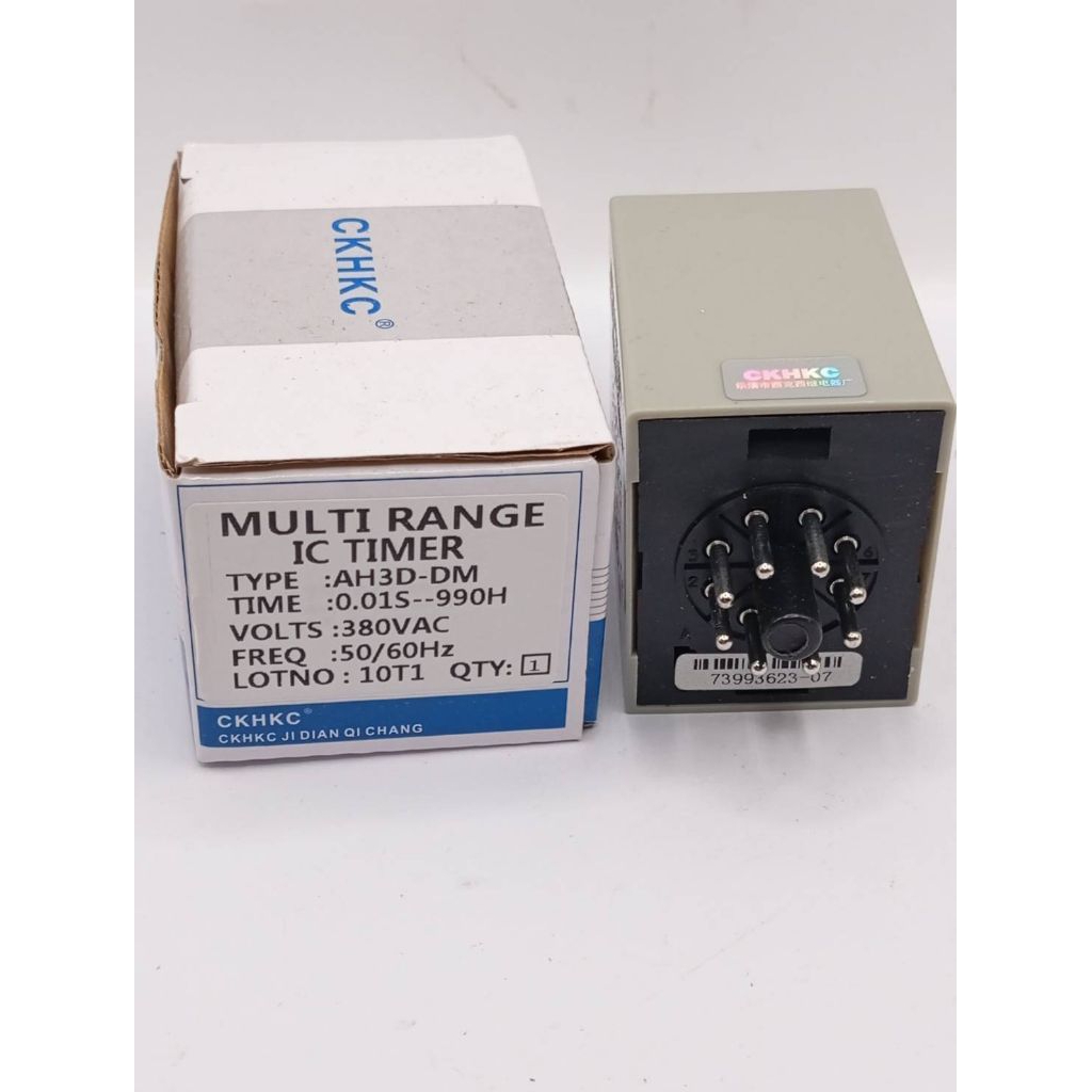 AH3D-DM 380v รีเลย์ตั้งเวลาแบบดิจิทัล (Digital Timer Relay) รุ่น AH3D-DM  พร้อมส่งจาก กทม จัดส่งทุกว