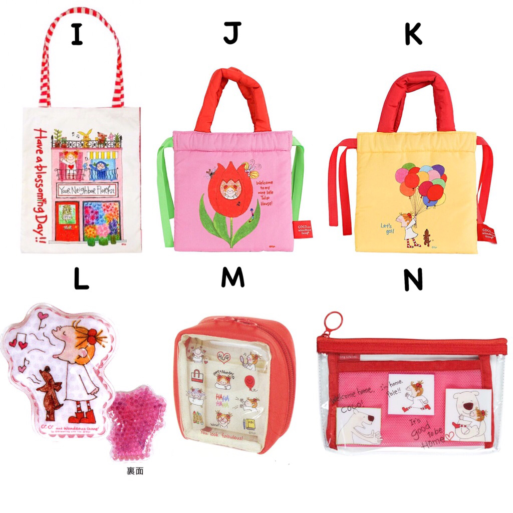 พวงกุญแจ,กระเป๋า,Ecobag COCO & BARBAPAPA หลายแบบค่ะ