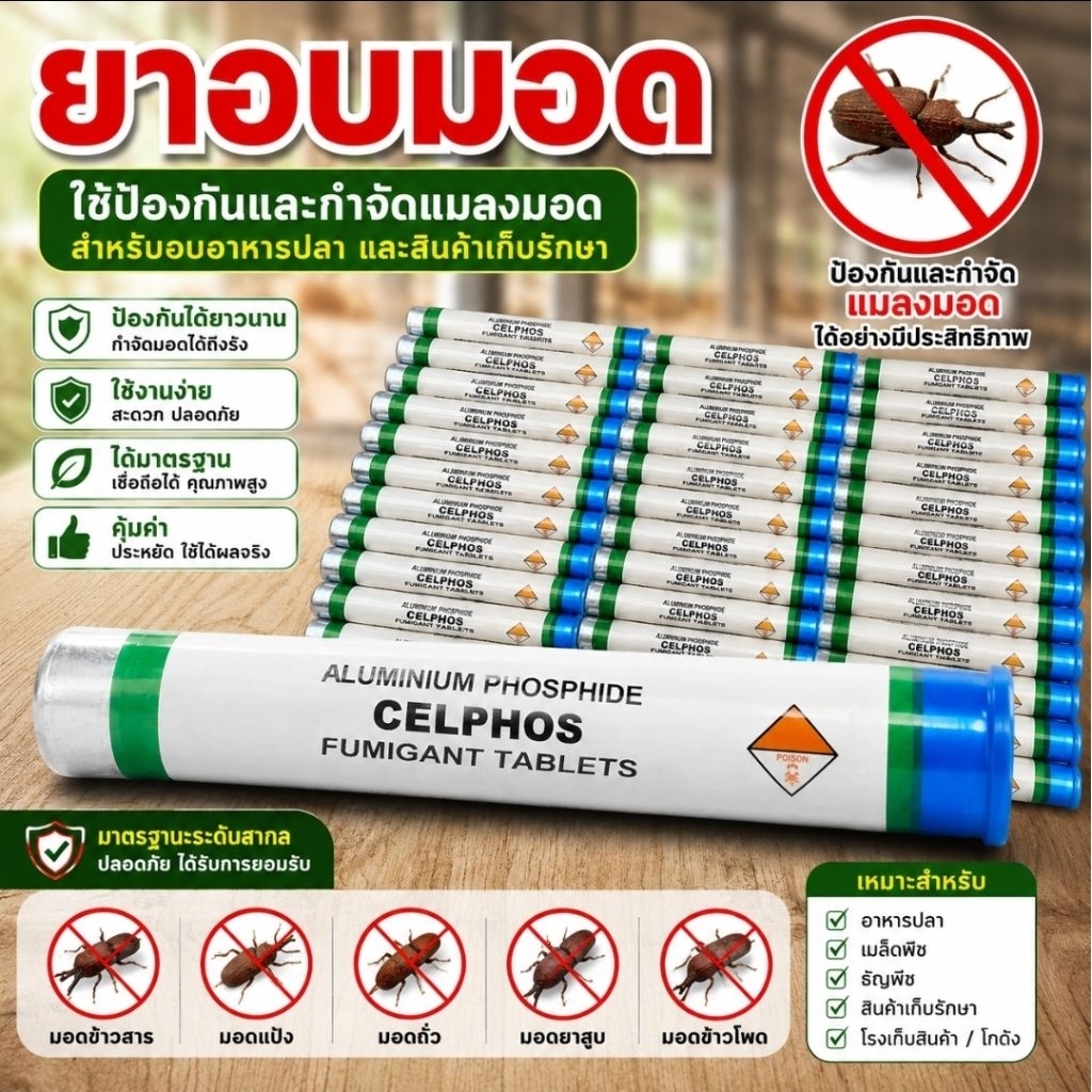 ยาอบมอด อลูมิเนียม ฟอสไฟด์ ( Aluminium phosphide)