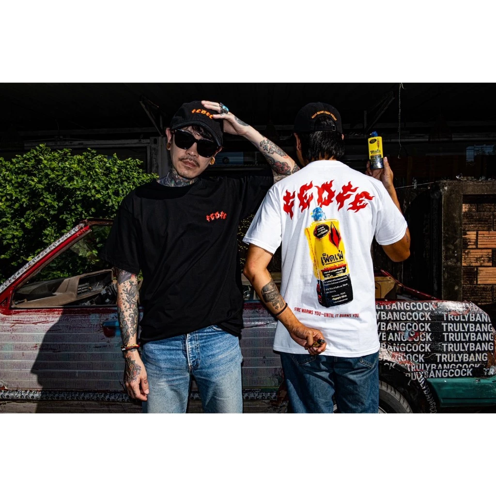 TRULY เสื้อยืดแขนสั้น Fedfe รุ่น "เฟ็ดเฟ่ยังกะรอนสัน”