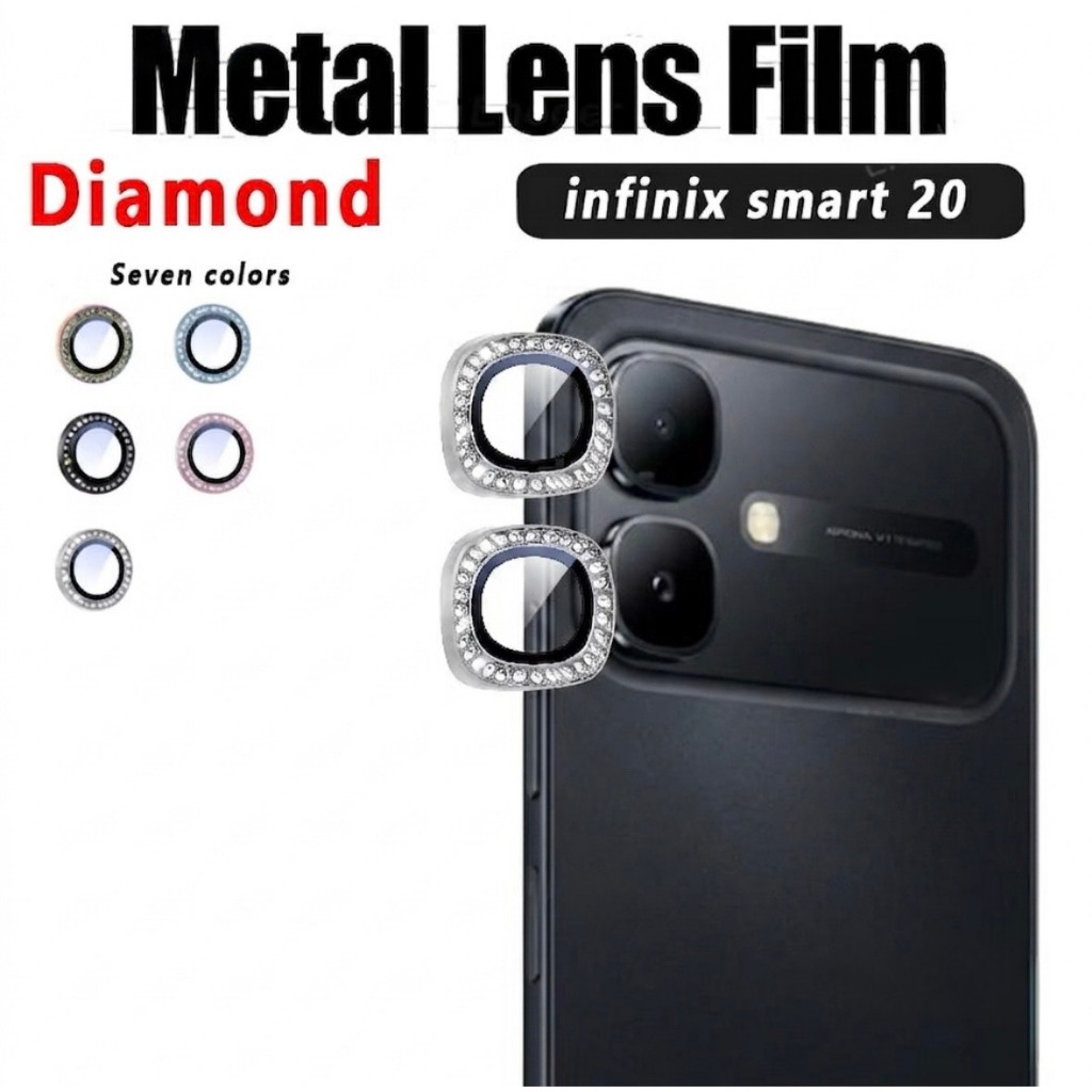 ฟิล์มกันรอยเลนส์กล้อง เพชร สำหรับ iNfinix Smart 20 กันรอยขีดข่วนเลนส์กล้อง