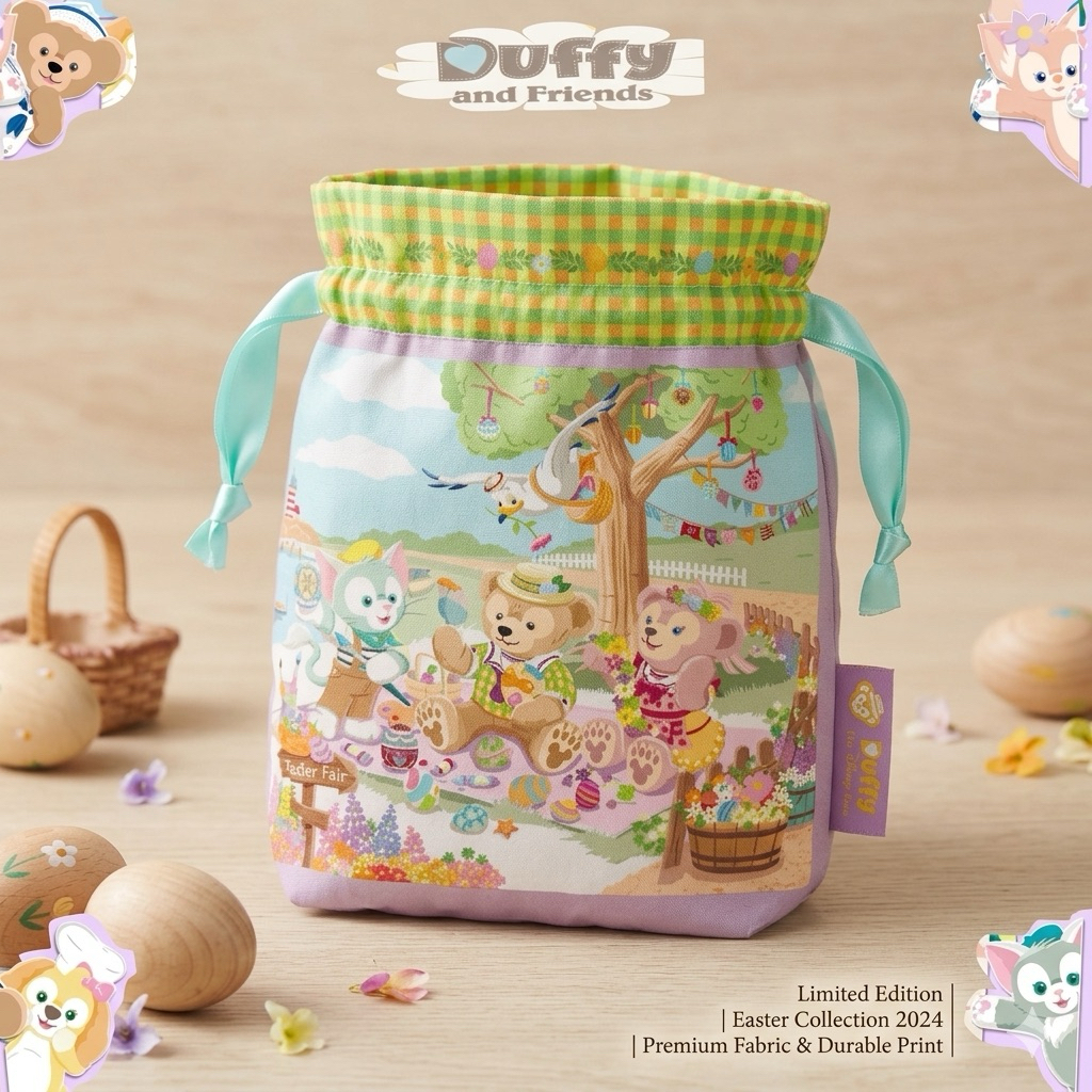 กระเป๋าหูรูดดัฟฟี่ Duffy and friends