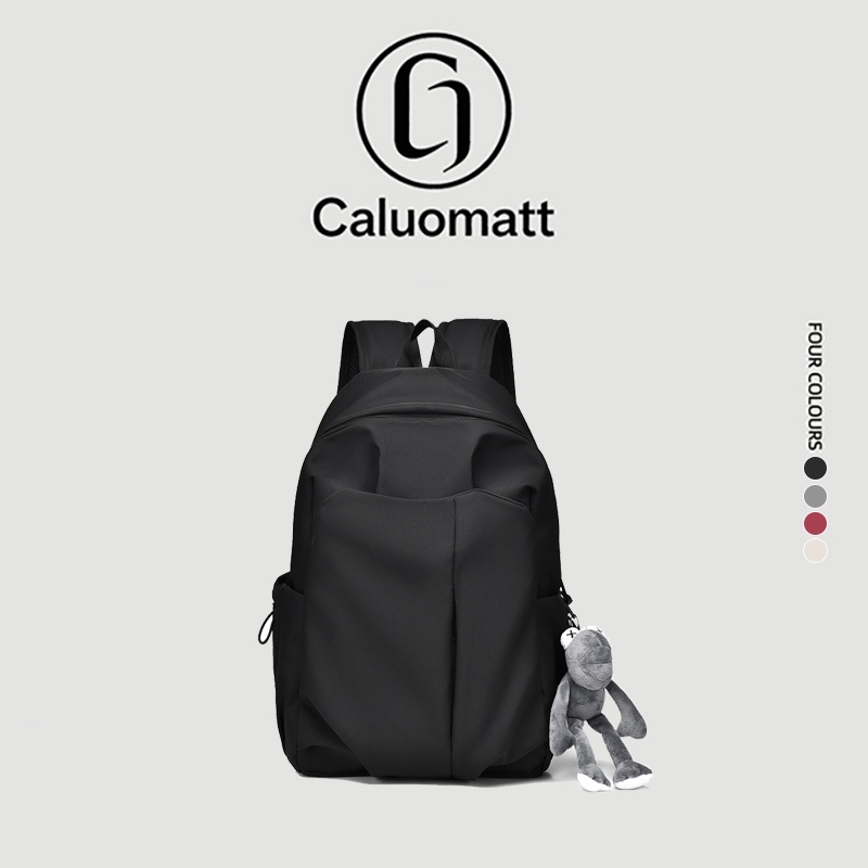 【Caluomatt.TH】กระเป๋าเป้ผู้ชายสไตล์เกาหลี กระเป๋านักเรียนมัธยม มหาวิทยาลัย ใบใหญ่ใส่คอมโน้ตบุ๊กได้ แฟชั่นเท่ๆ