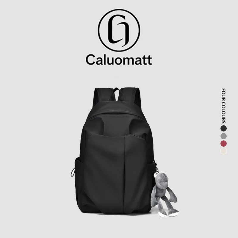 【Caluomatt.TH】กระเป๋าเป้ผู้ชายสไตล์เกาหลี กระเป๋านักเรียนมัธยม มหาวิทยาลัย ใบใหญ่ใส่คอมโน้ตบุ๊กได้ แฟชั่นเท่ๆ