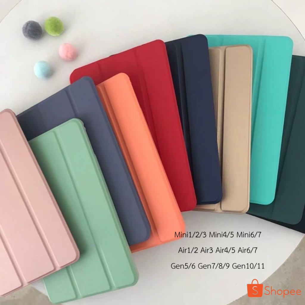 เคสสำหรับไอแพด 10.2 Gen 7/8/9  2017/18 9.7 Air3 10.5 ไอแพด Air 4/5 10.9 9.7 Air1/2/mini1/2/3/4/5SZ