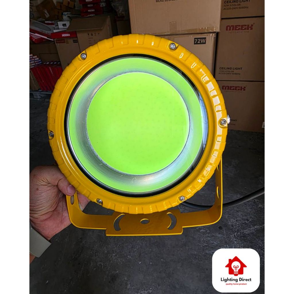 ไฟล่อหมึก 200 วัตต์ DC 12-24 V สำหรับใช้แบตเตอรี่มีแสงสีฟ้าอมเขียว,เขียวและแดง