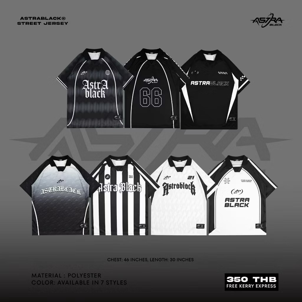 ASTRABLACK® – STREET JERSEY เสื้อบอลคอปก