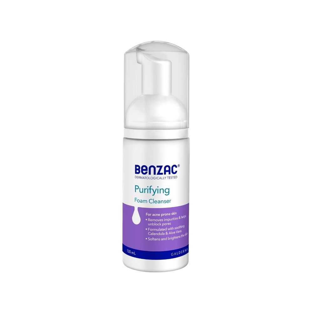 BENZAC Purifying Cleanser คลีนเซอร์ทำความสะอาด สำหรับผิวมันหรือผิวผสม (130ml.)
