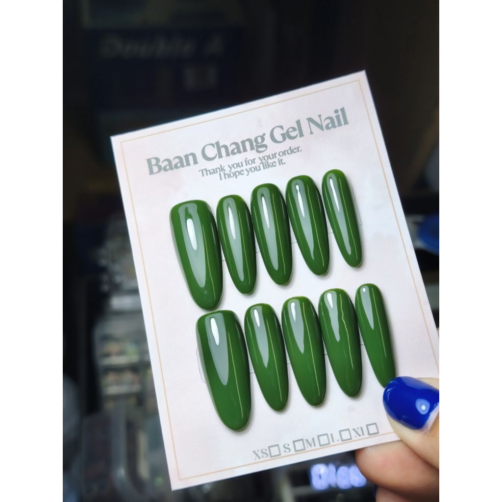 ไซส์ S พร้อมส่ง เล็บเจล เล็บปลอมทำมือ แถม ฟรี กาวและตะไบ พร้อมติดจ้า ส่งด่วนวันเดียวถึง