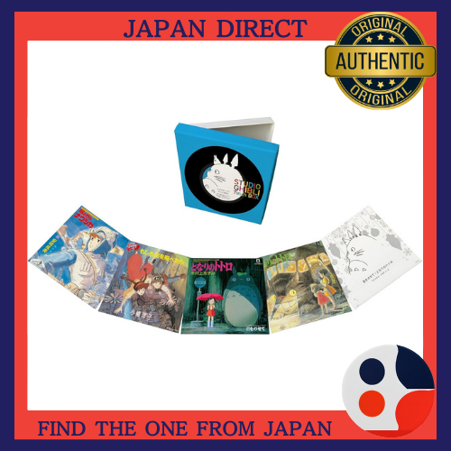 STUDIO GHIBLI 7inch BOX [5x 7-inch Vinyl + Original Adapter (Bonus Disc / Clear Blue)] <Limited Edit