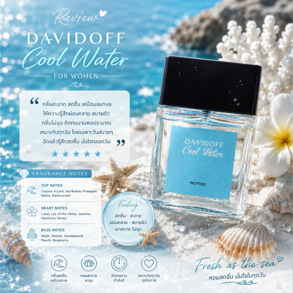 น้ำหอม cool water หญิง