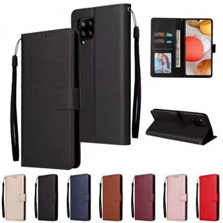 เคสฝาพับหนัง ล็อคได้ สำหรับ Samsung A12 M12 A11 M11 A22 M32 M22 A42 M53 เคสกันกระแทกฝาพับ พร้อมช่องใส่บัตร