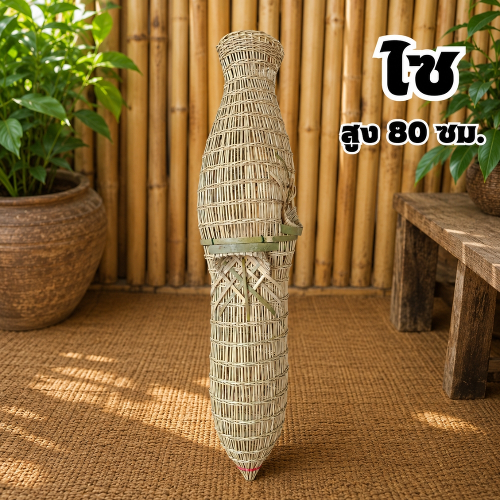 ไซมงคล 80 ซม. ( ไซศอก ) ไซขึ้นบ้านใหม่ ไซขึ้นเสาเอก ไซแขวน ไซแขน ไซ (ไซมงคล80ซม.)
