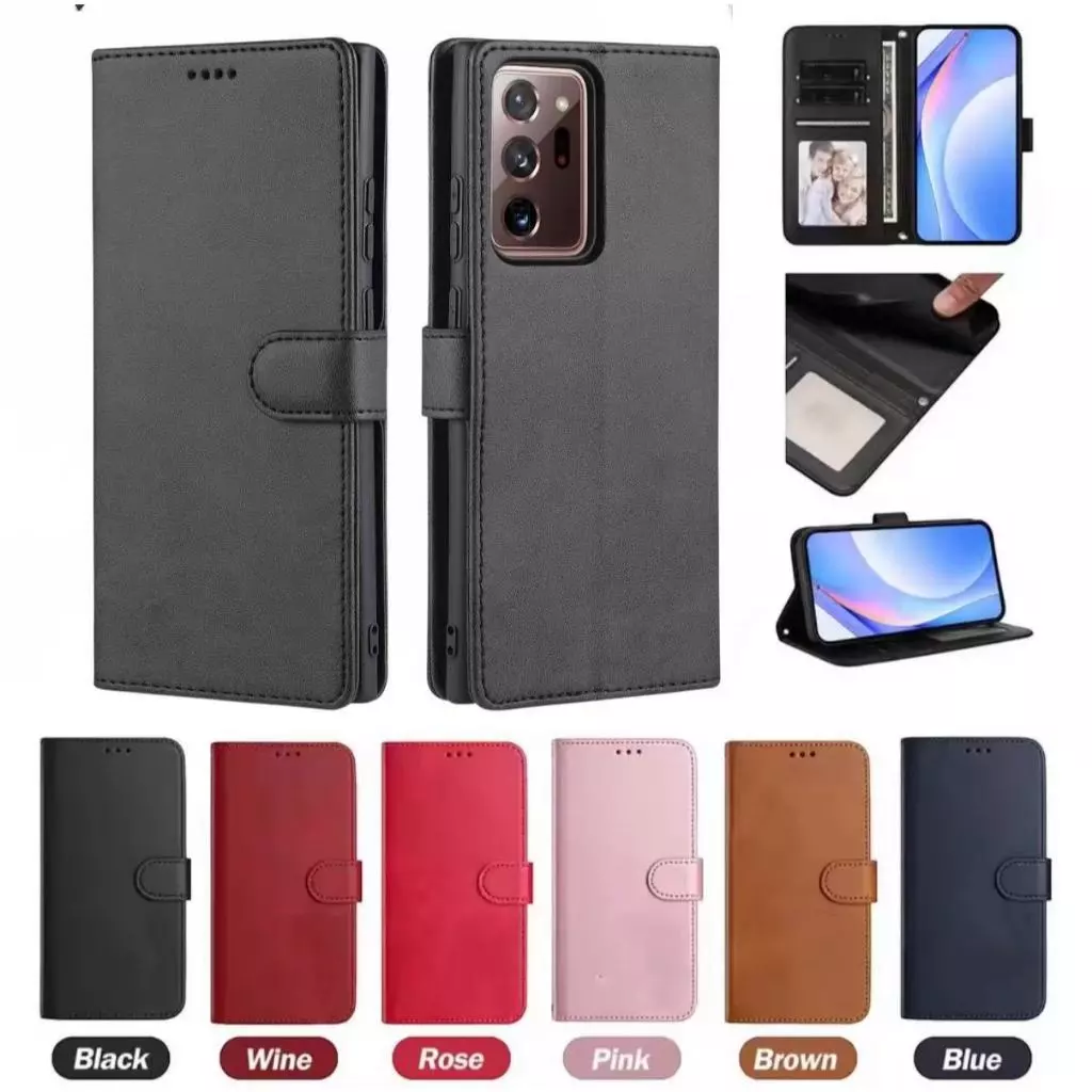 เคสฝาพับหนัง ล็อคได้ สำหรับ Samsung Note20 Note20Ultra เคสกันกระแทกฝาพับ พร้อมช่องใส่บัตร