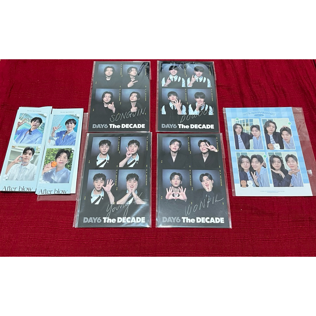 [พร้อมส่ง] DAY6 The DECADE 4cut 2cut Wonpil YoungK Dowoon Sungjin