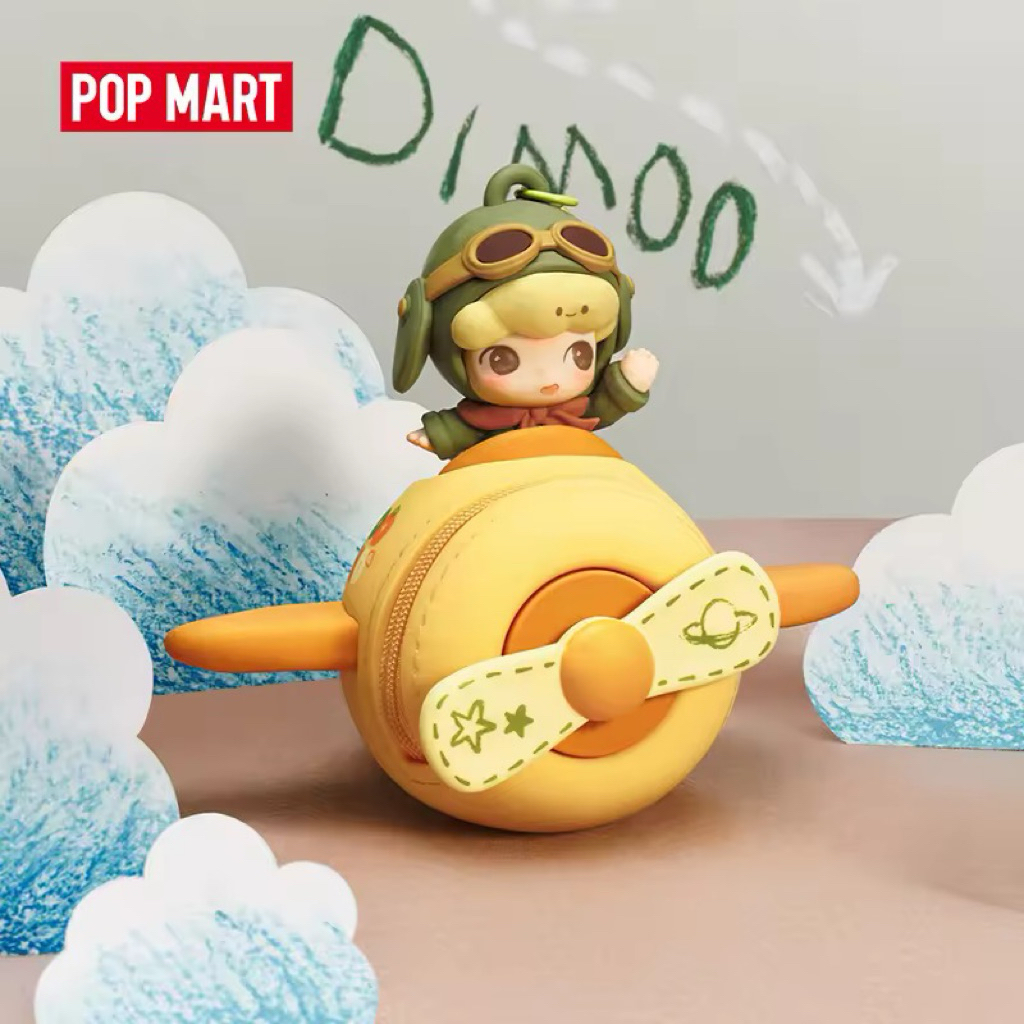 📍พร้อมส่ง💯%POP MART DIMOO Limited Time Series - Earphone Case