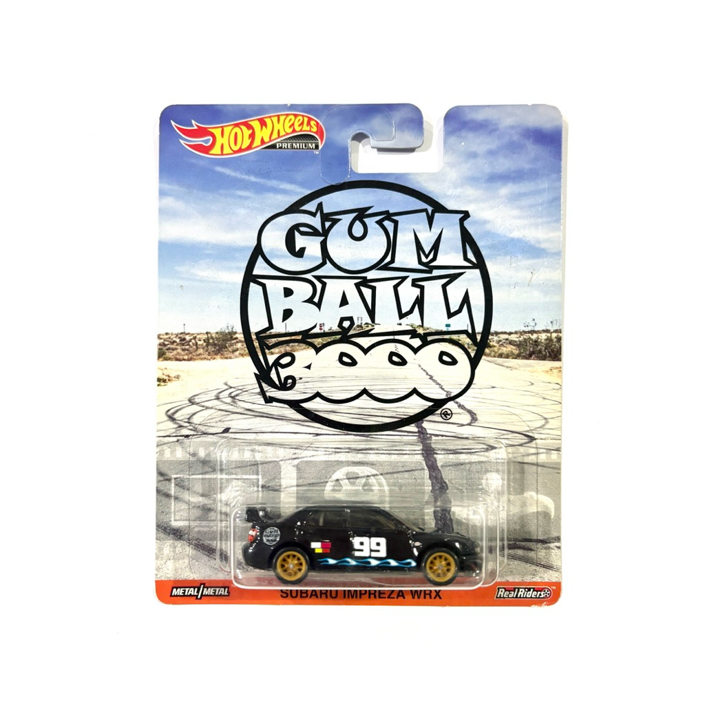 Hot Wheels | SUBARU IMPREZA WRX ~ GUMBALL 3000 | 🛞เป็นล้อยาง แพคพรีเมี่ยม | 📦สินค้ามีพร้อมส่ง