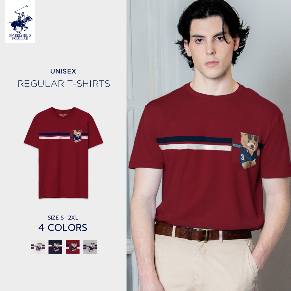 BEVERLY HILLS POLO CLUB เสื้อยืดคอกลมแขนสั้น รุ่น BNSR164