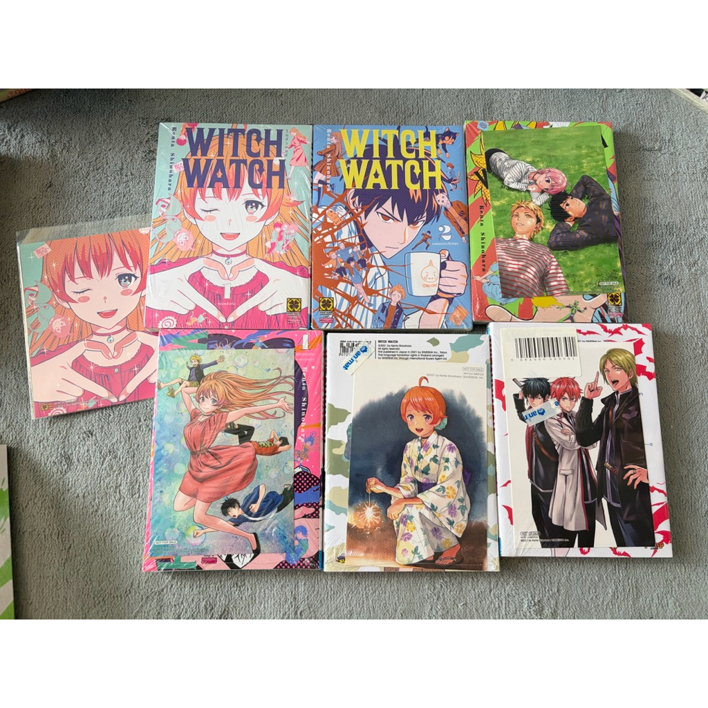 วิทช์ วอทช์ Witch Watch เล่ม 1-6+โปสการ์ด+ชิกิชิ มือ1