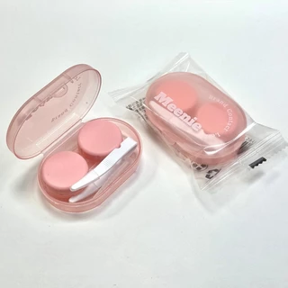 Meenie Case set - ตลับเซ็ตใสคอนแทคเลนส์-สีชมพูน่ารัก