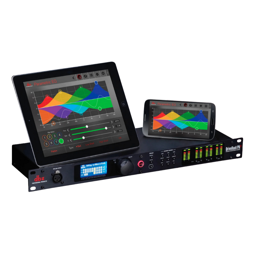 (ของเทียบแท้) DBX AUDIO DRIVERACK PA2 ไดรเวอร์แร็ค ครอสโอเวอร์ ครอสดิจิตอล โปรเซสเซอร์ ดิจิตอล ปรับผ่านแอปได้