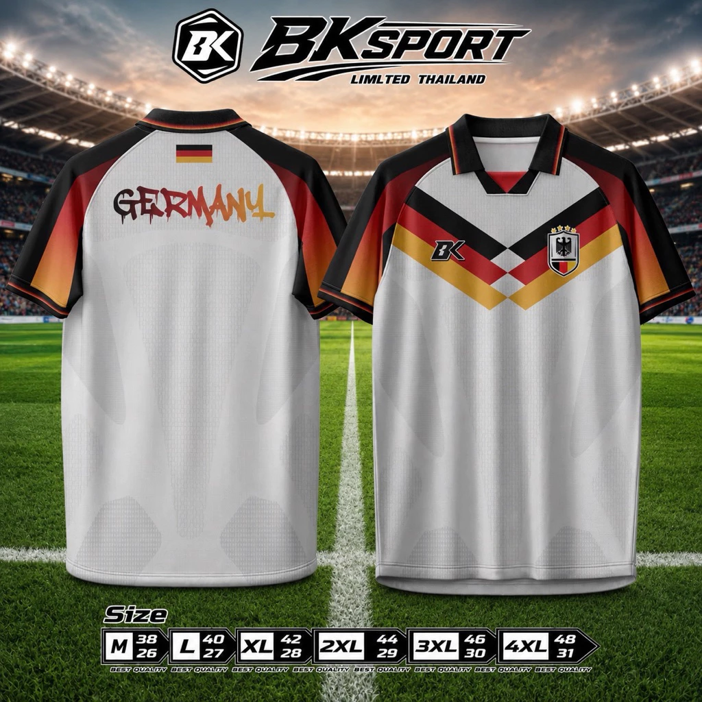 BKSPORT เสื้อกีฬาฟุตบอล คอปก อก 38-52 นิ้ว ชาย-หญิง thumbnail 8