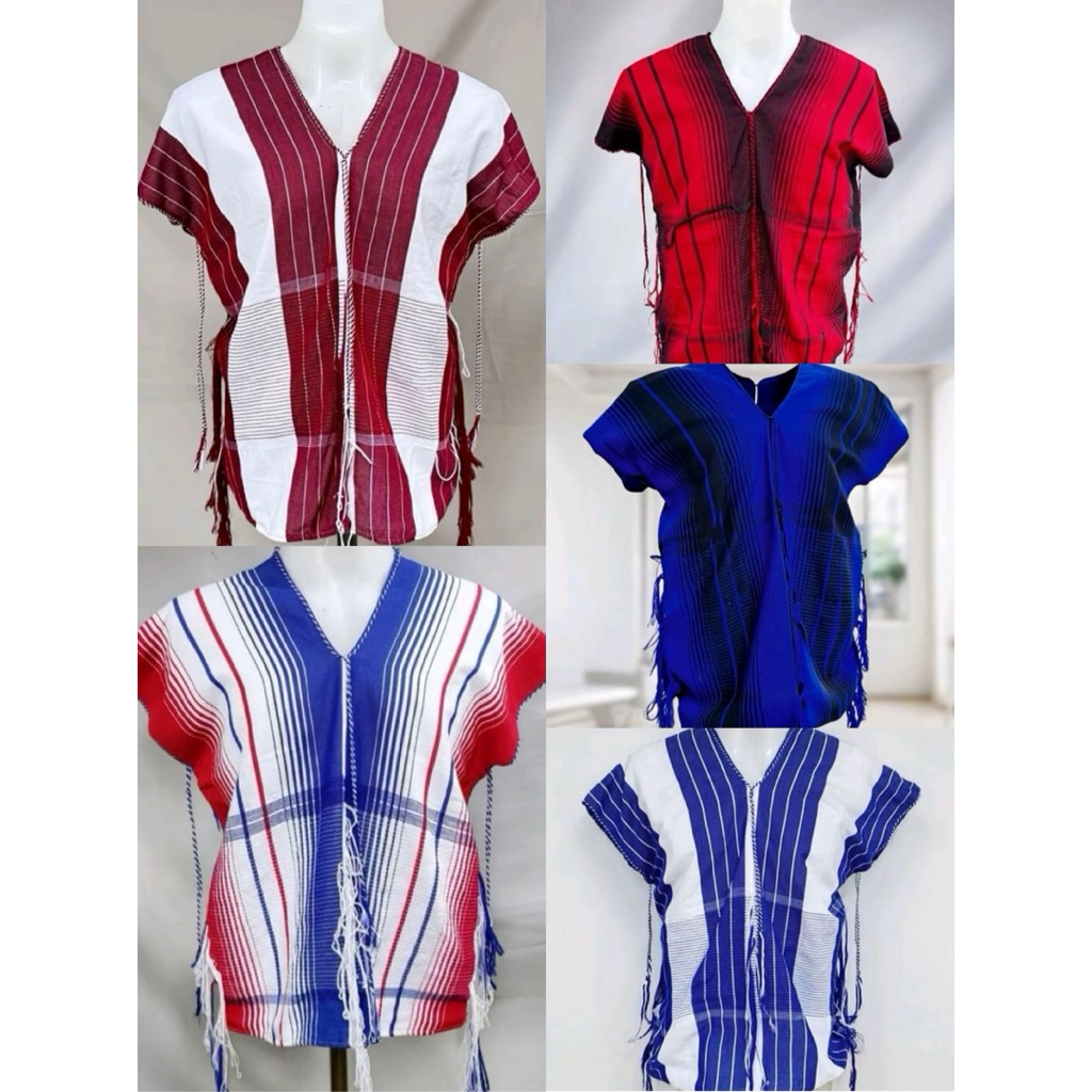 เสื้อกะเหรี่ยงผู้ชาย ผ้าอย่างดี ทอมือ ขนาดfreesize พร้อมส่ง