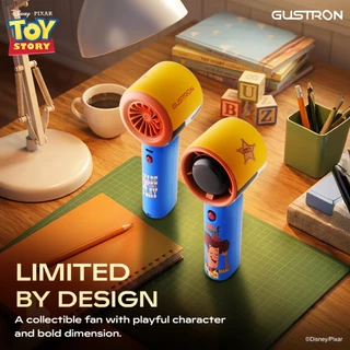 [ลิขสิทธิ์แท้] Gustron x Woody Super Power Handheld Fan พัดลมพกพา มีหน้าจอ LED แรงลม 100 ระดับ ใช้งานสูงสุด 15ชม.