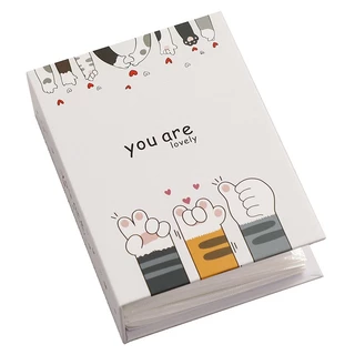 อัลบั้มรูป Photo Album ขนาด3x5นิ้ว ลายการ์ตูนน่ารัก ใส่รูปภาพ การ์ด รูปโพลาลอยด์1OOรูป พร้อมส่งจากไทย